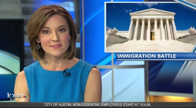 Image: Texas fights Obama immigration plan at Supreme Court