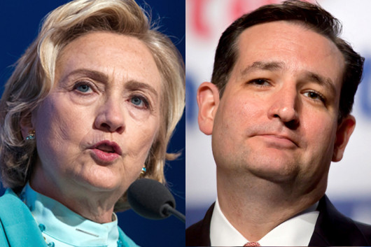 Image: Clinton and Cruz Could Take Texas, University of Texas/Texas Tribune Poll Finds
