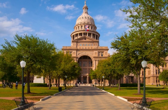 Image: Transgender rights supporters rally outside Texas State Capitol